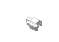 ADC-12 Aluminum Tube Fitting Upgrade Multifunctional Internal Fitting AL-1-S-T